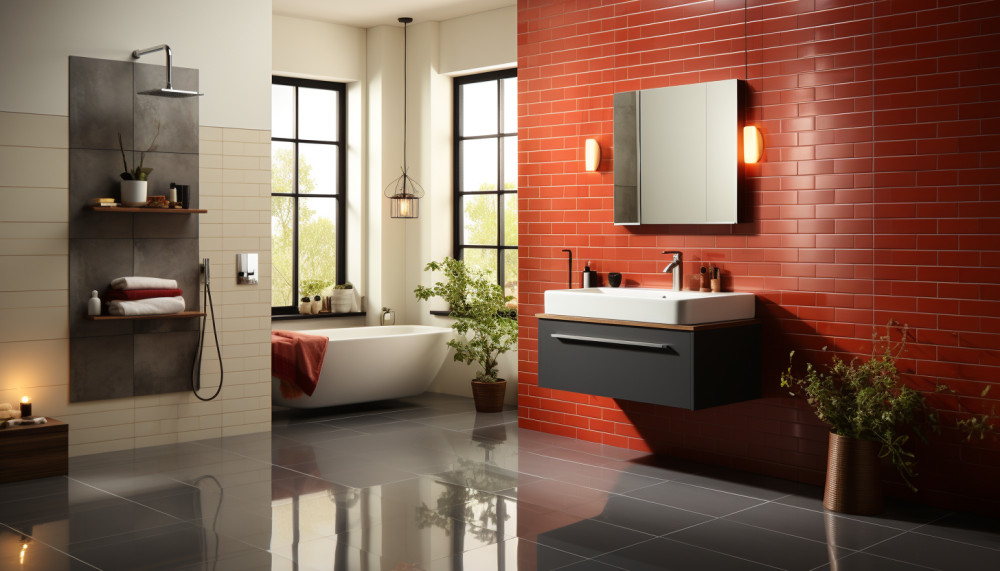 Agencement parfait pour une salle de bain minimaliste