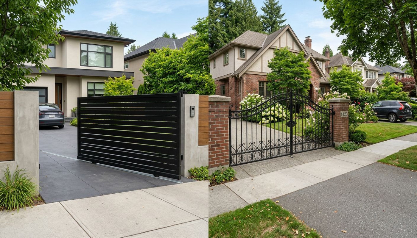 Comment choisir entre portail coulissant et battant pour votre maison ?