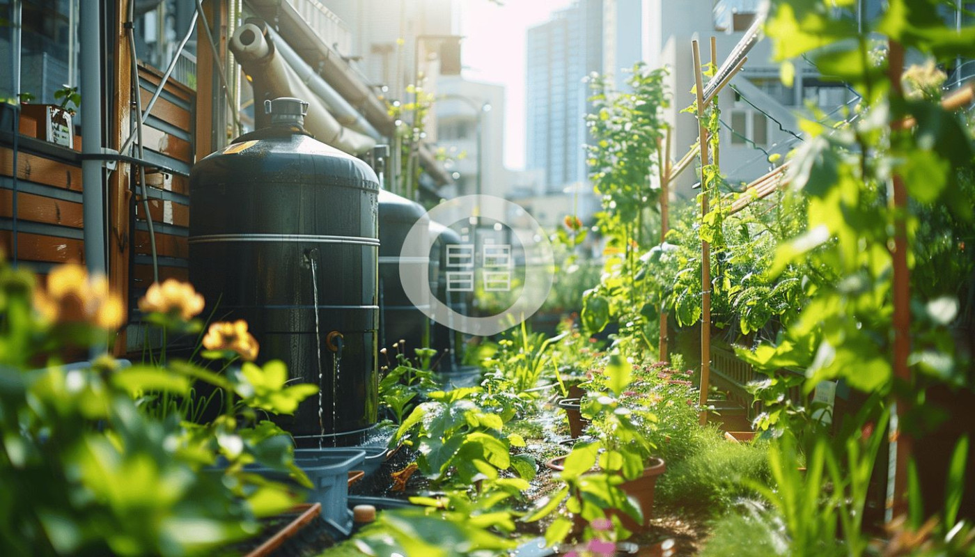 Récupération eau de pluie systèmes et avantages pour le jardinage urbain